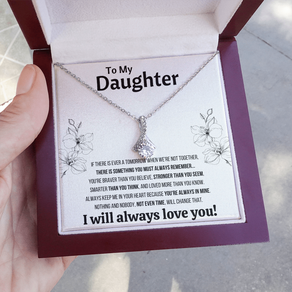 Birthday gifts for daughter, mother daughter necklace, mom daughter jewelry, mom to daughter mothers day gift, daughter necklace from dad - ON CLOUD NINE GIFTS