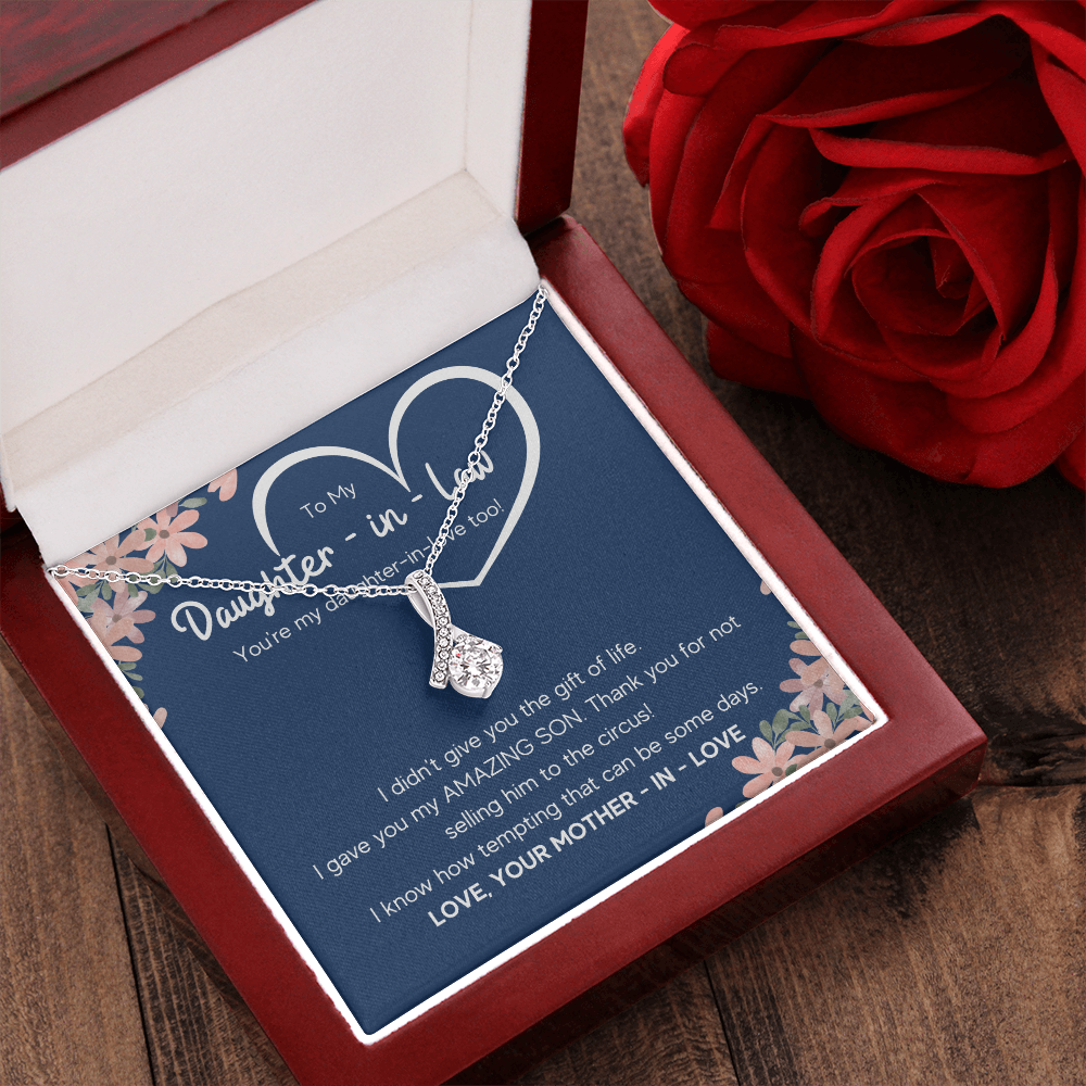 DAUGHTER IN LAW CIRCUS ALLURING BEAUTY NECKLACE GIFT SET - ON CLOUD NINE GIFTS