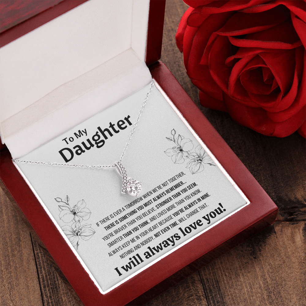 Birthday gifts for daughter, mother daughter necklace, mom daughter jewelry, mom to daughter mothers day gift, daughter necklace from dad - ON CLOUD NINE GIFTS