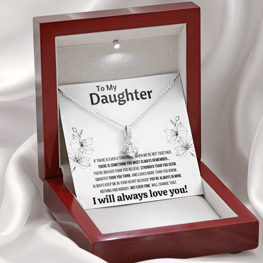 Birthday gifts for daughter, mother daughter necklace, mom daughter jewelry, mom to daughter mothers day gift, daughter necklace from dad - ON CLOUD NINE GIFTS