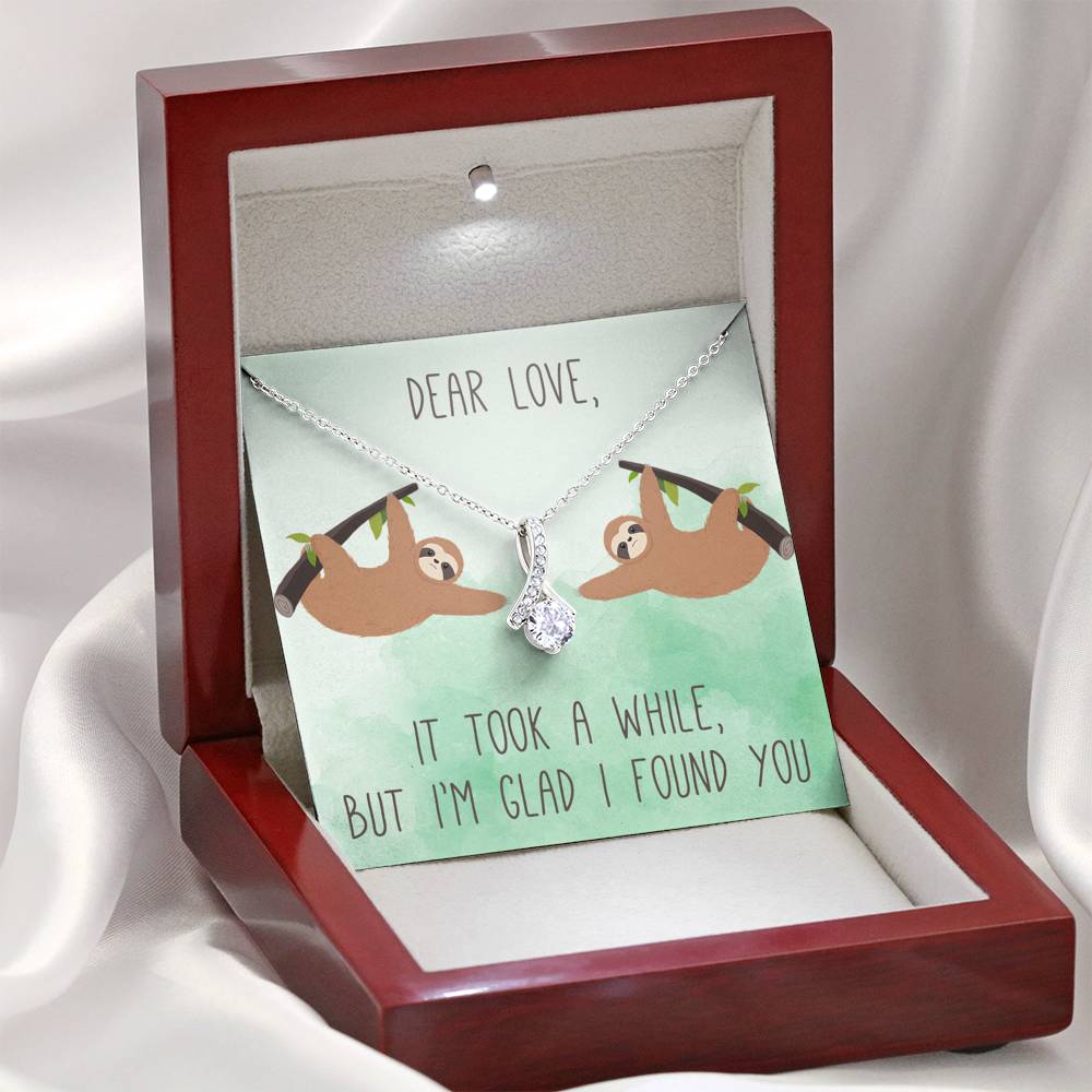 DEAR LOVE "A WHILE" ALLURING BEAUTY NECKLACE GIFT SET - ON CLOUD NINE GIFTS