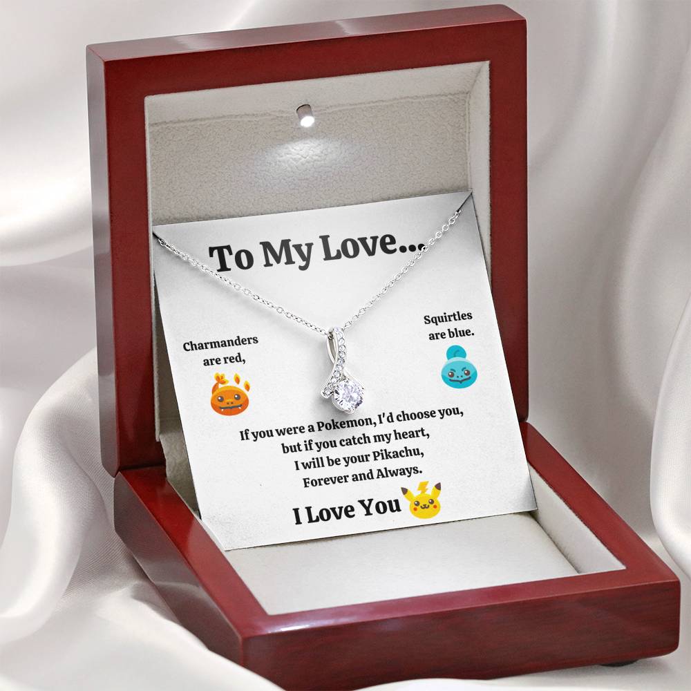 TO MY LOVE "CATCH MY HEART" ALLURING BEAUTY NECKLACE GIFT SET - ON CLOUD NINE GIFTS