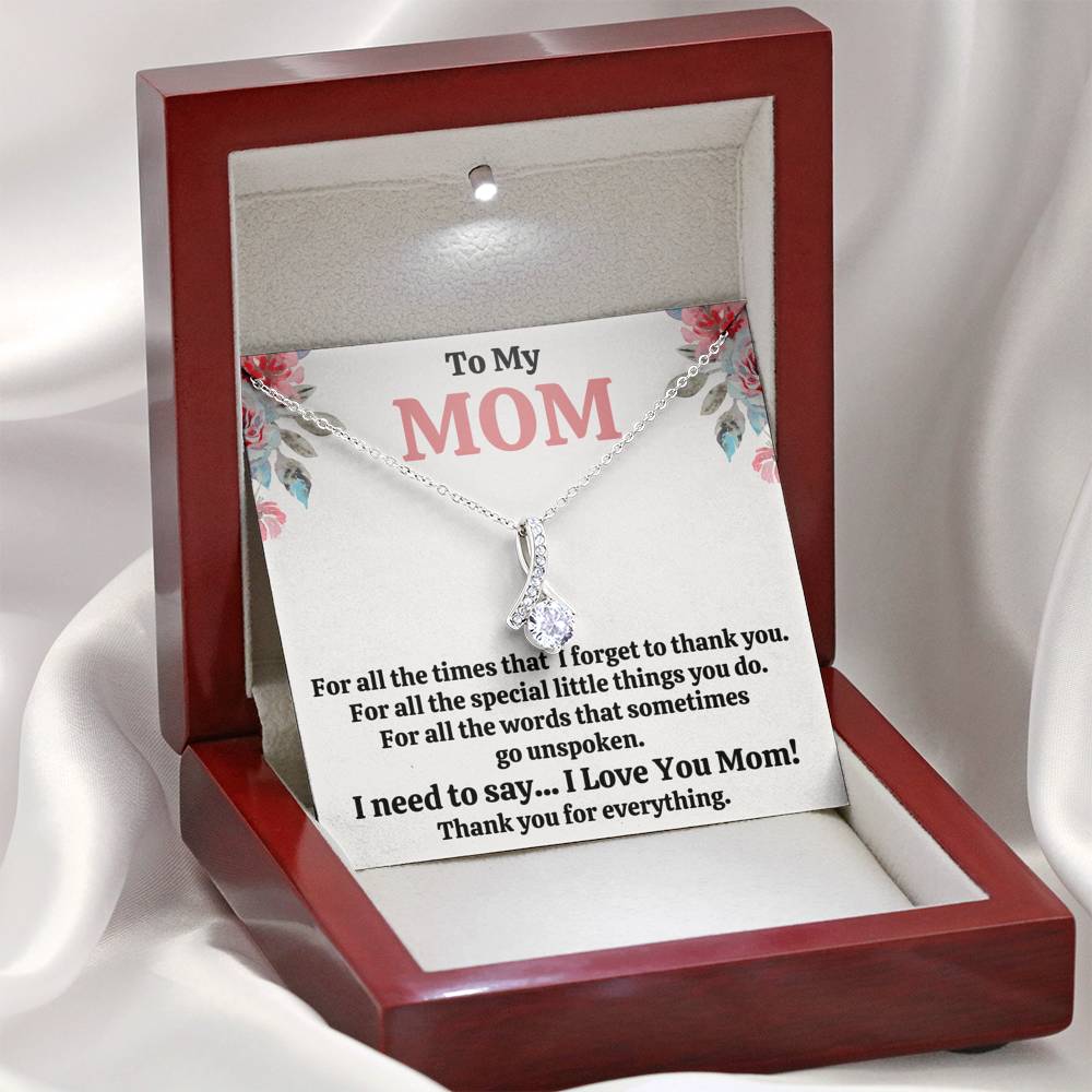 TO MY MOM "FOR ALL" ALLURING BEAUTY NECKLACE GIFT SET - ON CLOUD NINE GIFTS
