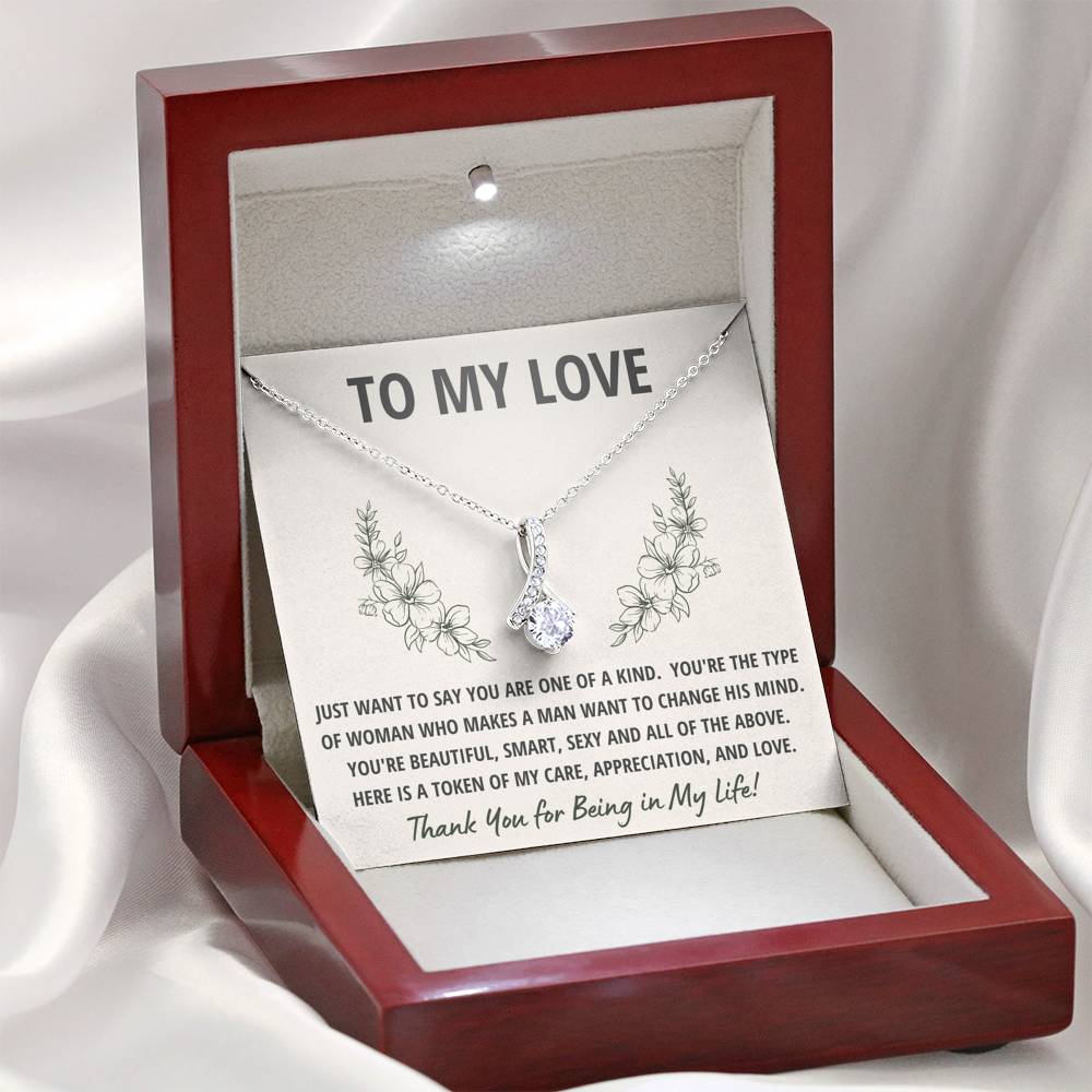 TO MY LOVE "TOKEN" ALLURING BEAUTY NECKLACE GIFT SET - ON CLOUD NINE GIFTS