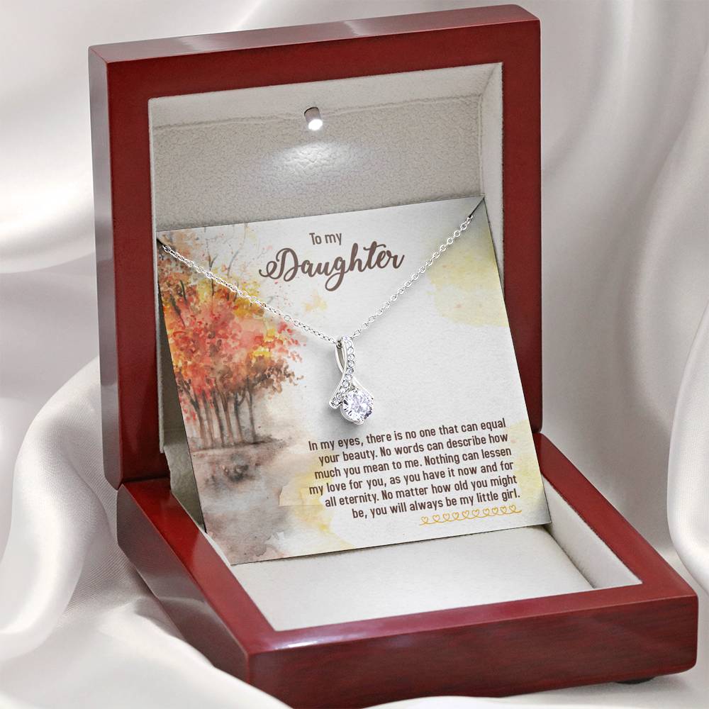 TO MY DAUGHTER "EQUAL YOUR BEAUTY - FALL" ALLURING BEAUTY NECKLACE GIFT SET - ON CLOUD NINE GIFTS