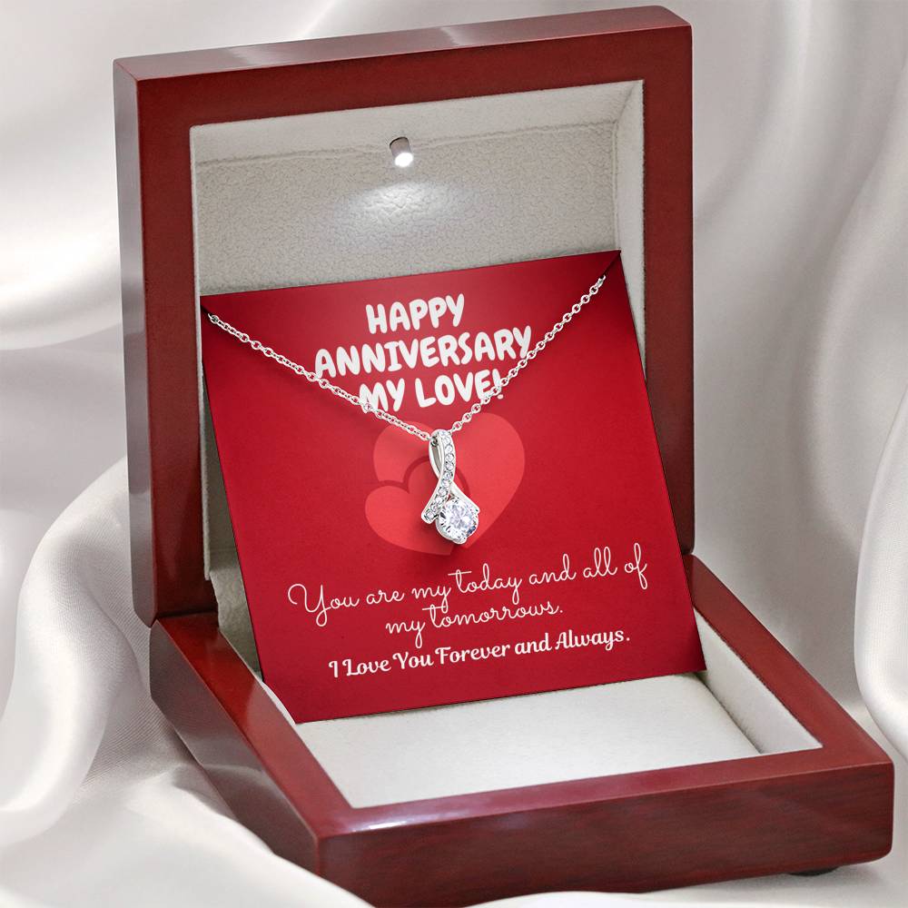 TO MY LOVE "TOMORROW" ALLURING BEAUTY NECKLACE ANNIVERSARY GIFT SET - ON CLOUD NINE GIFTS