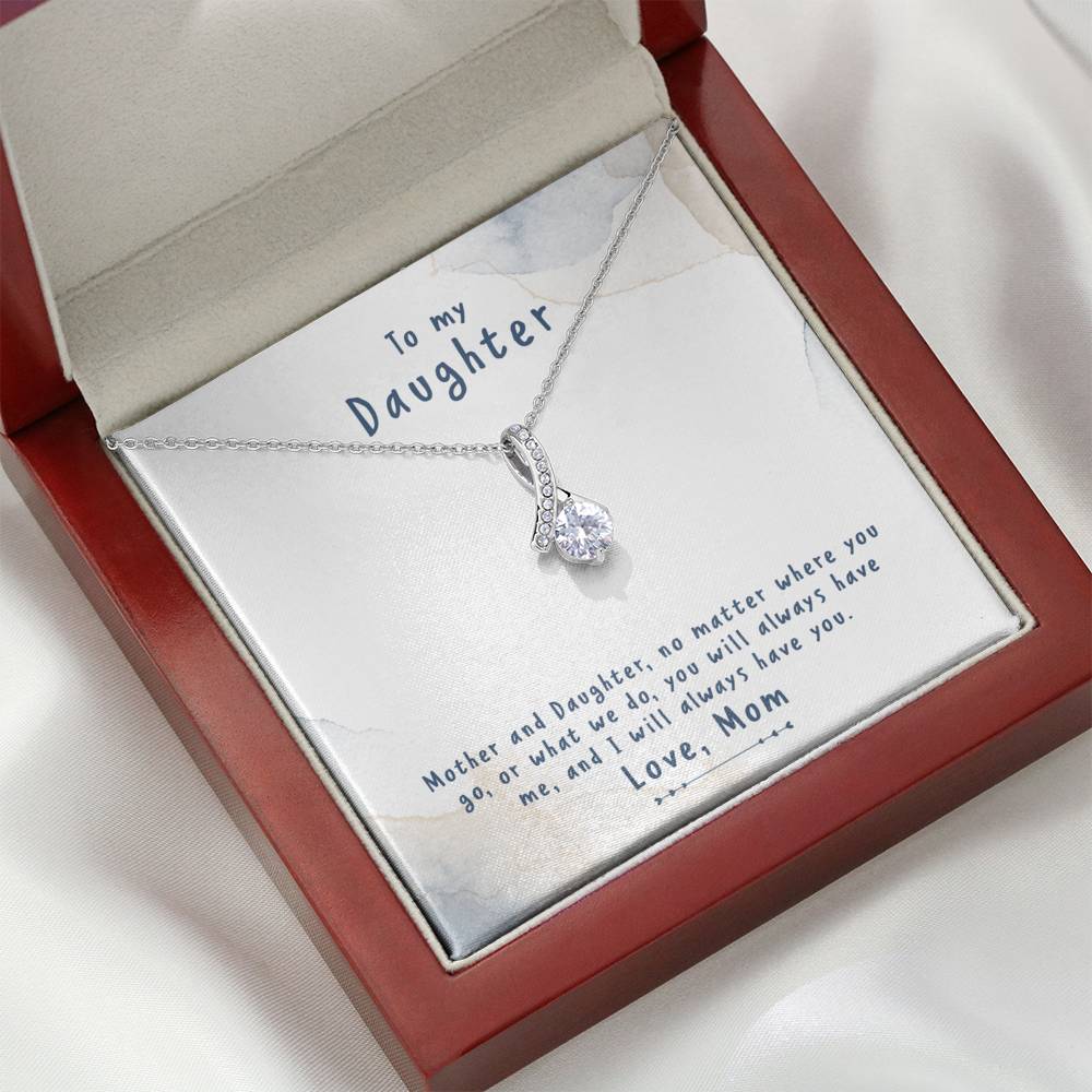 TO MY DAUGHTER "NO MATTER" ALLURING BEAUTY NECKLACE GIFT SET - ON CLOUD NINE GIFTS