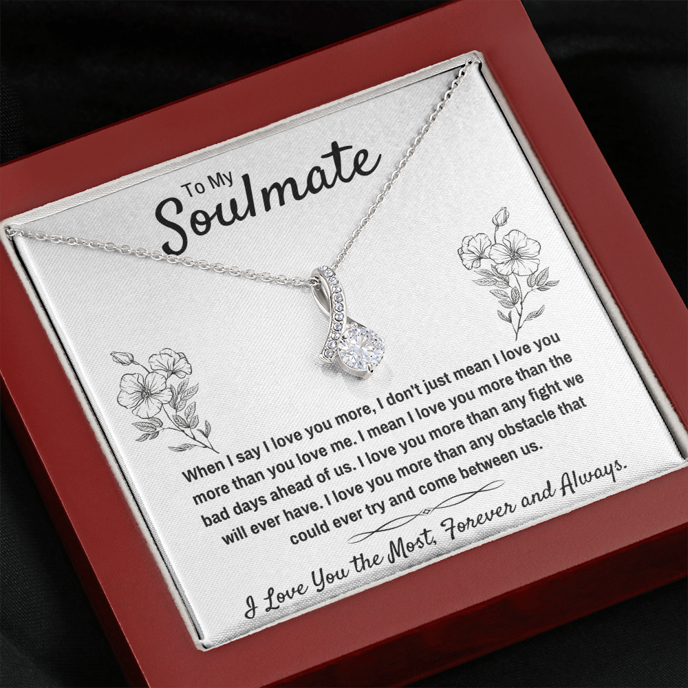 TO MY SOULMATE MOST ALLURING BEAUTY NECKLACE GIFT SET - ON CLOUD NINE GIFTS
