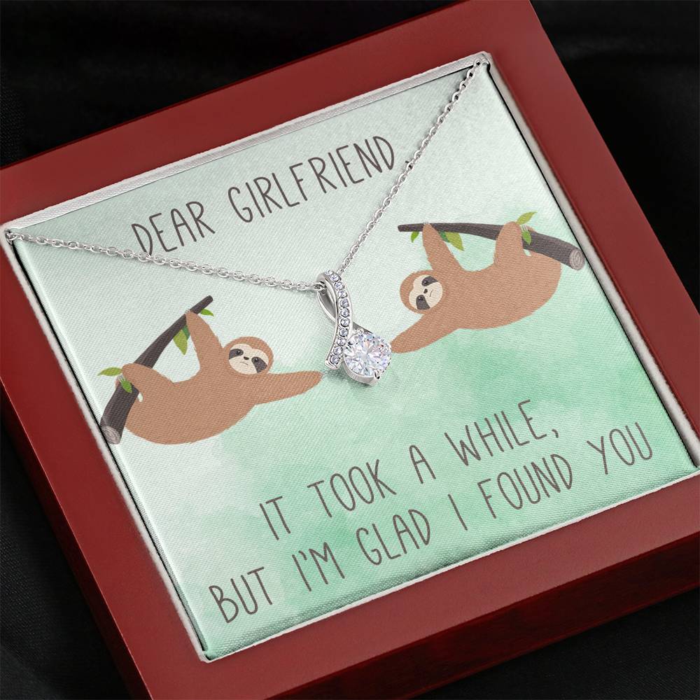 DEAR GIRLFRIEND "A WHILE" ALLURING BEAUTY NECKLACE GIFT SET - ON CLOUD NINE GIFTS