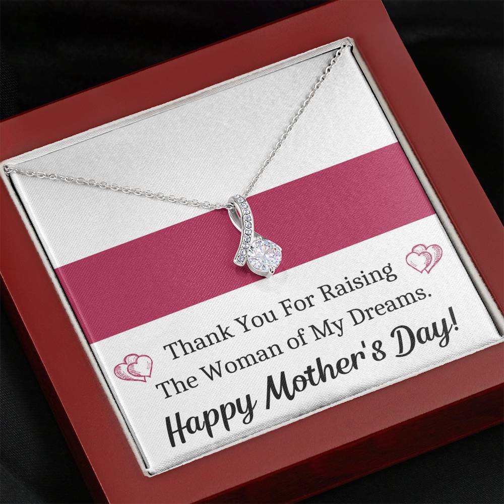 TO MY FUTURE MOTHER IN LAW WOMAN OF MY DREAMS ALLURING BEAUTY NECKLACE GIFT SET - ON CLOUD NINE GIFTS
