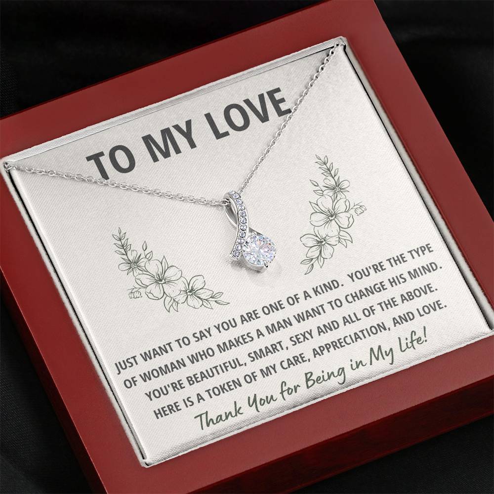 TO MY LOVE "TOKEN" ALLURING BEAUTY NECKLACE GIFT SET - ON CLOUD NINE GIFTS