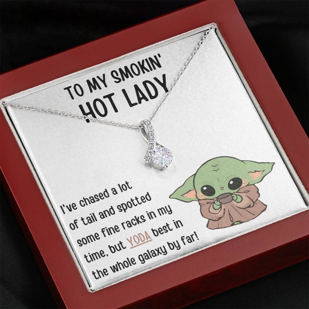 TO MY SMOKIN HOT LADY "TAIL- GALAXY" ALLURING BEAUTY NECKLACE GIFT SET - ON CLOUD NINE GIFTS