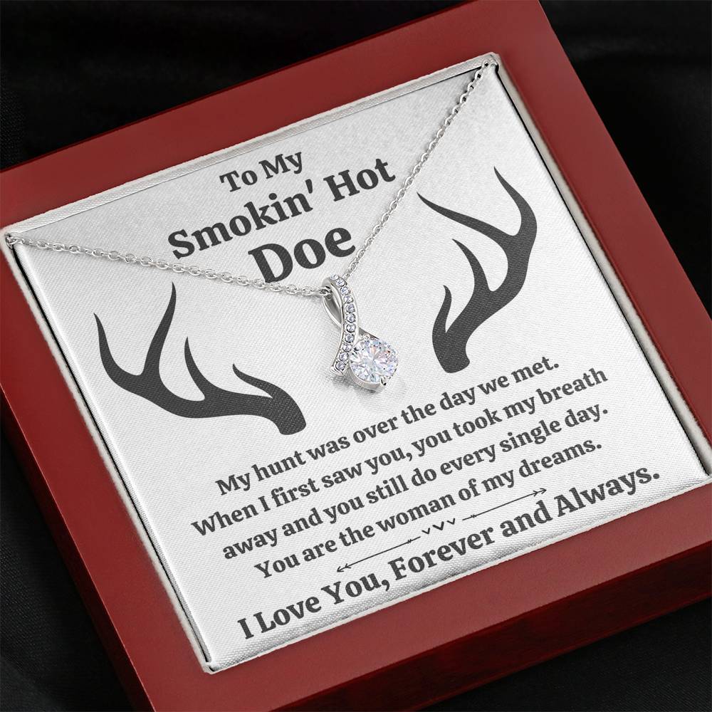 TO MY SMOKIN HOT DOE "DREAMS" ALLURING BEAUTY NECKLACE GIFT SET - ON CLOUD NINE GIFTS
