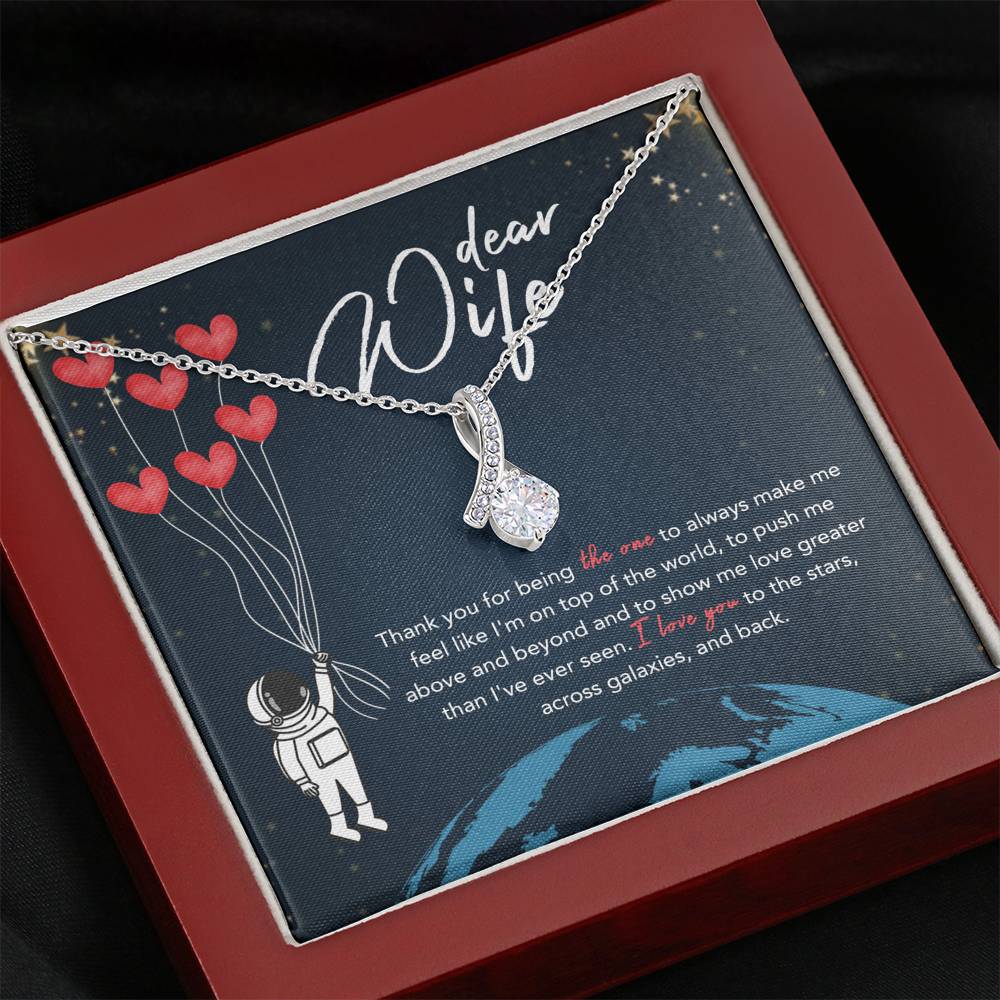 DEAR WIFE "STARS" ALLURING BEAUTY NECKLACE GIFT SET - ON CLOUD NINE GIFTS