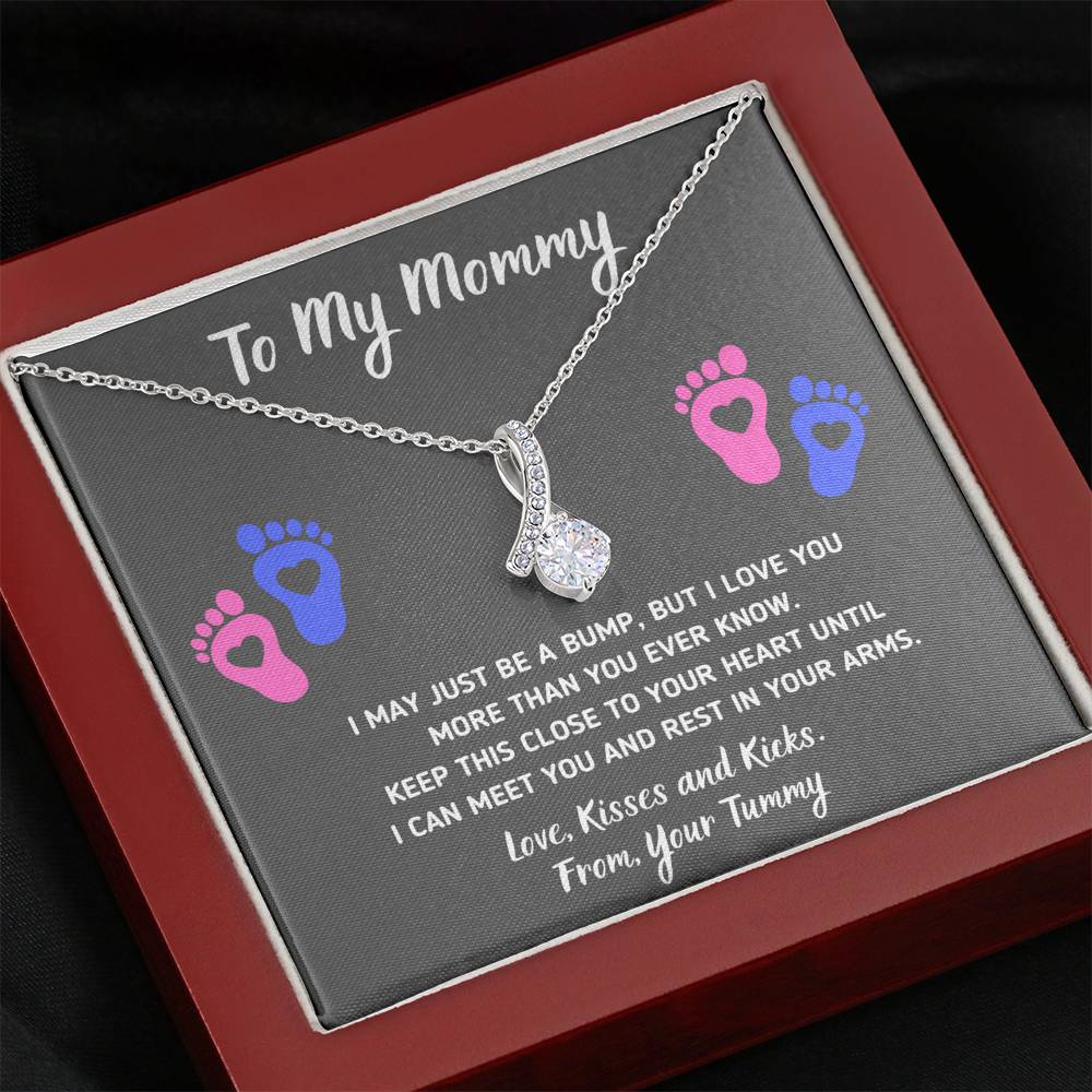 MOMMY HEART-FEET ALLURING BEAUTY NECKLACE GIFT SET - ON CLOUD NINE GIFTS