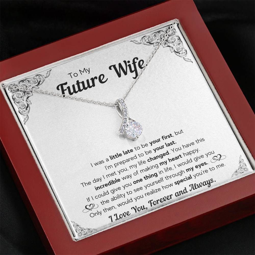 TO MY FUTURE WIFE LITTLE LATE ALLURING BEAUTY NECKLACE GIFT SET - ON CLOUD NINE GIFTS