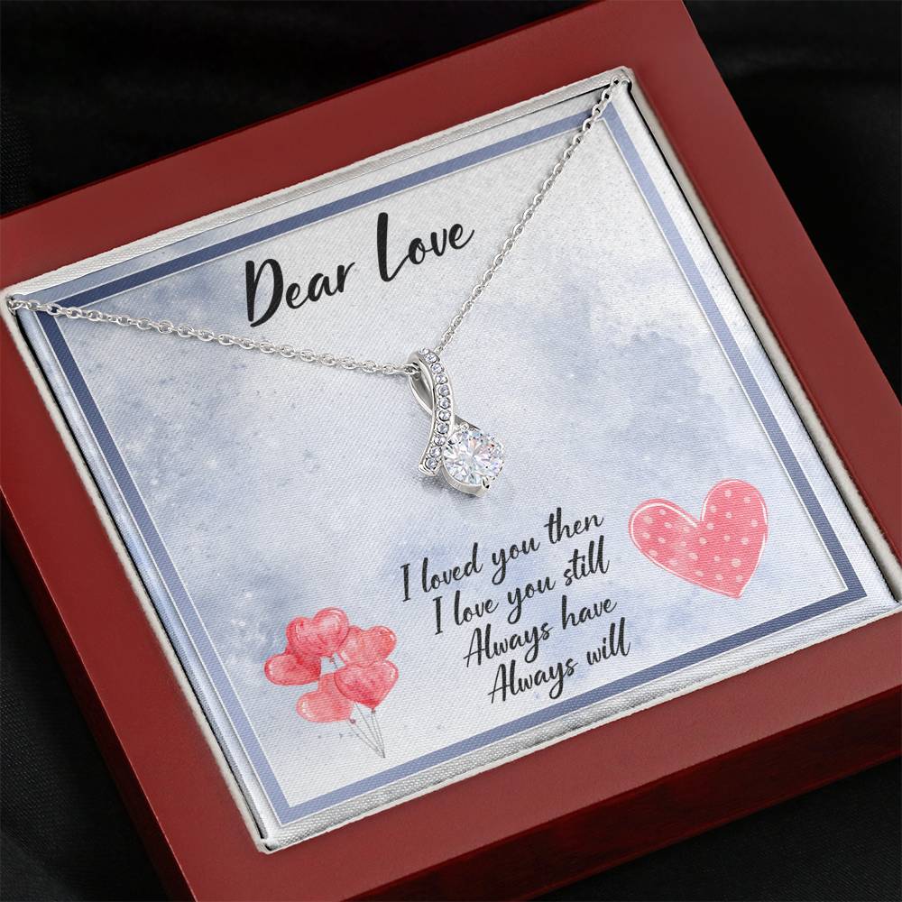 DEAR WIFE "LOVE YOU STILL" ALLURING BEAUTY NECKLACE GIFT SET - ON CLOUD NINE GIFTS