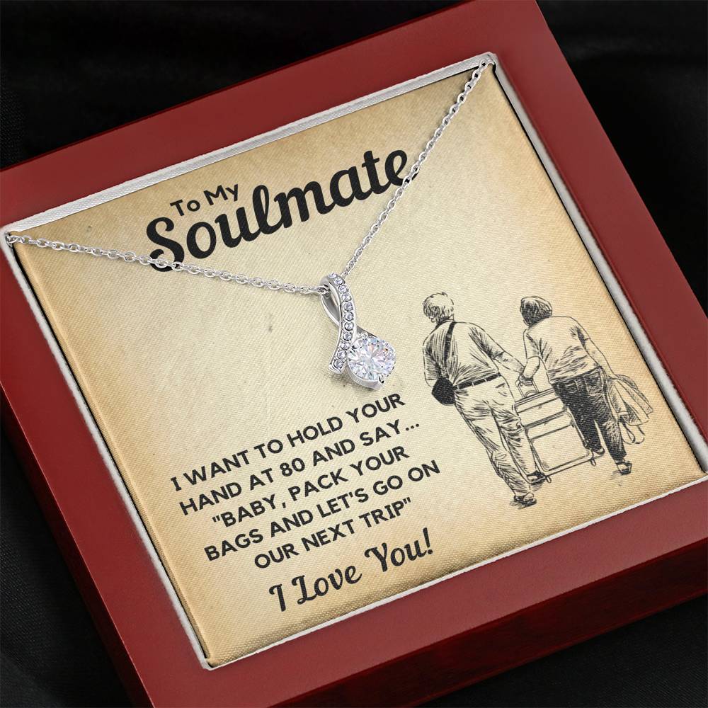 TO MY SOULMATE BAGS ALLURING BEAUTY NECKLACE GIFT SET - ON CLOUD NINE GIFTS