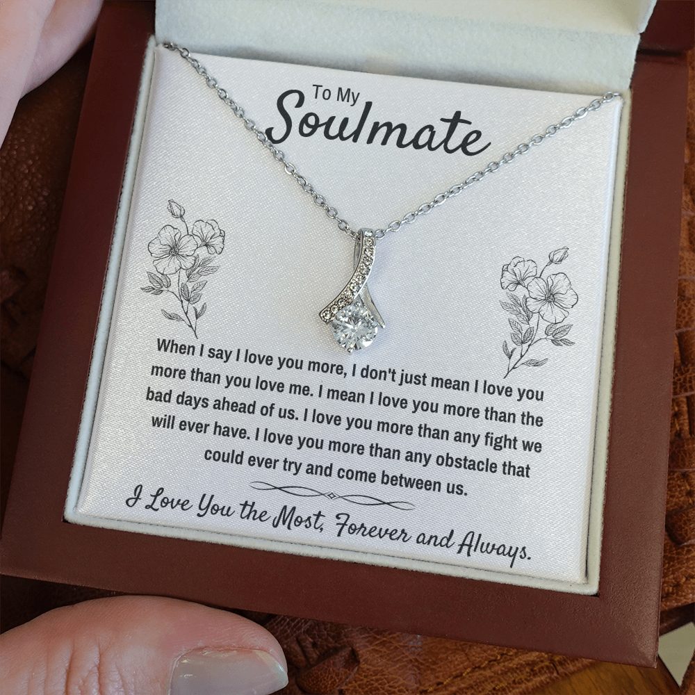 TO MY SOULMATE MOST ALLURING BEAUTY NECKLACE GIFT SET - ON CLOUD NINE GIFTS