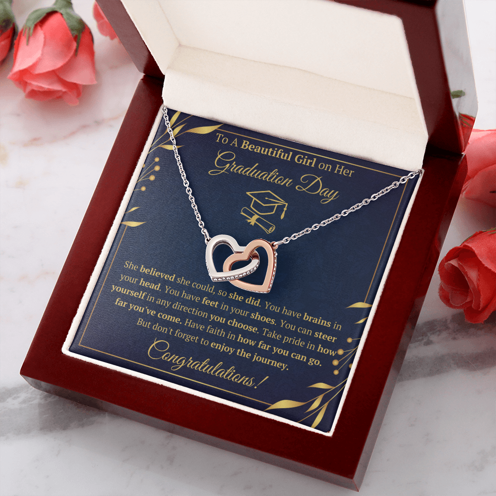 College graduation gifts for her female mba graduation presents for daughter class of 2022 jewelry pendant with message card and gift box - ON CLOUD NINE GIFTS
