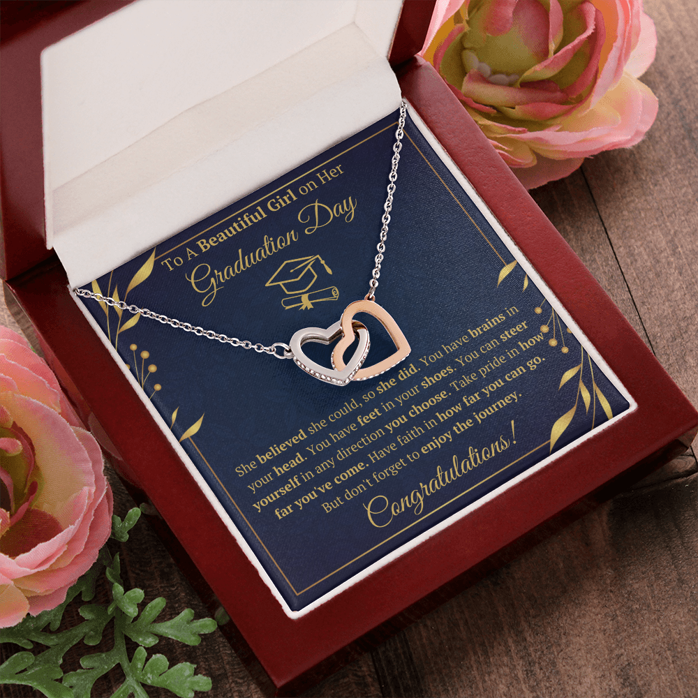 College graduation gifts for her female mba graduation presents for daughter class of 2022 jewelry pendant with message card and gift box - ON CLOUD NINE GIFTS