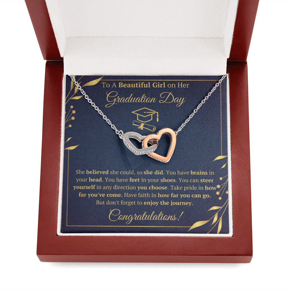 College graduation gifts for her female mba graduation presents for daughter class of 2022 jewelry pendant with message card and gift box - ON CLOUD NINE GIFTS