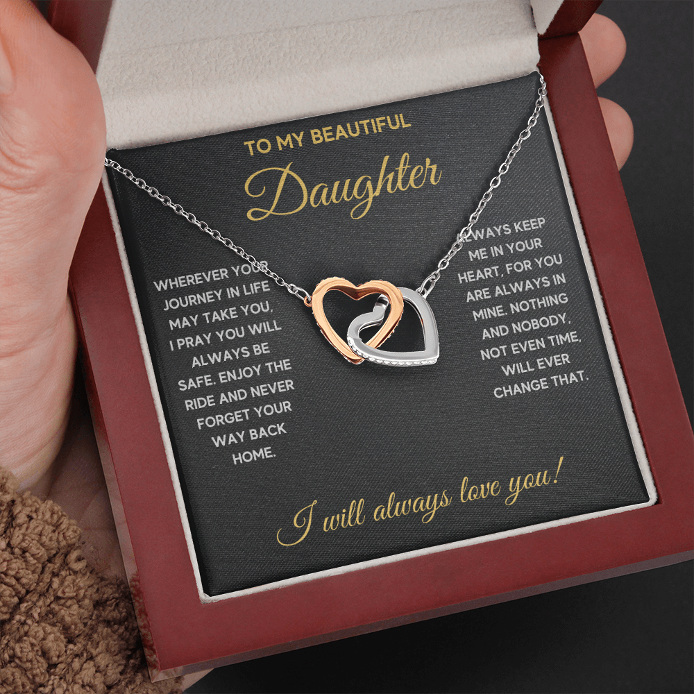 Daughter birthday gift, father daughter necklace, jewelry for daughter, gift for daughter from dad, daughter necklace from dad - ON CLOUD NINE GIFTS