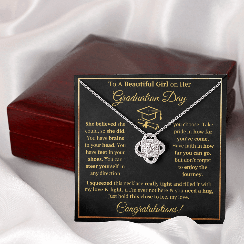 College graduation gifts for her female mba graduation presents for daughter class of 2022 jewelry pendant with message card and gift box - ON CLOUD NINE GIFTS