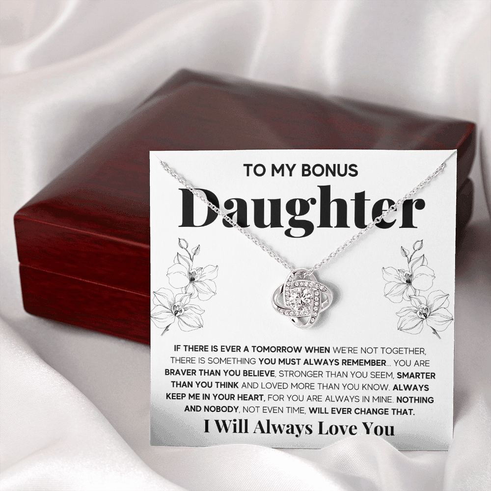Stepdaughter gifts from stepmom, to my stepdaughter necklace, step daughter gifts from stepdad - ON CLOUD NINE GIFTS
