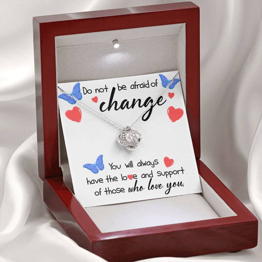 LOVE AND SUPPORT LOVE KNOT NECKLACE GIFT SET - ON CLOUD NINE GIFTS