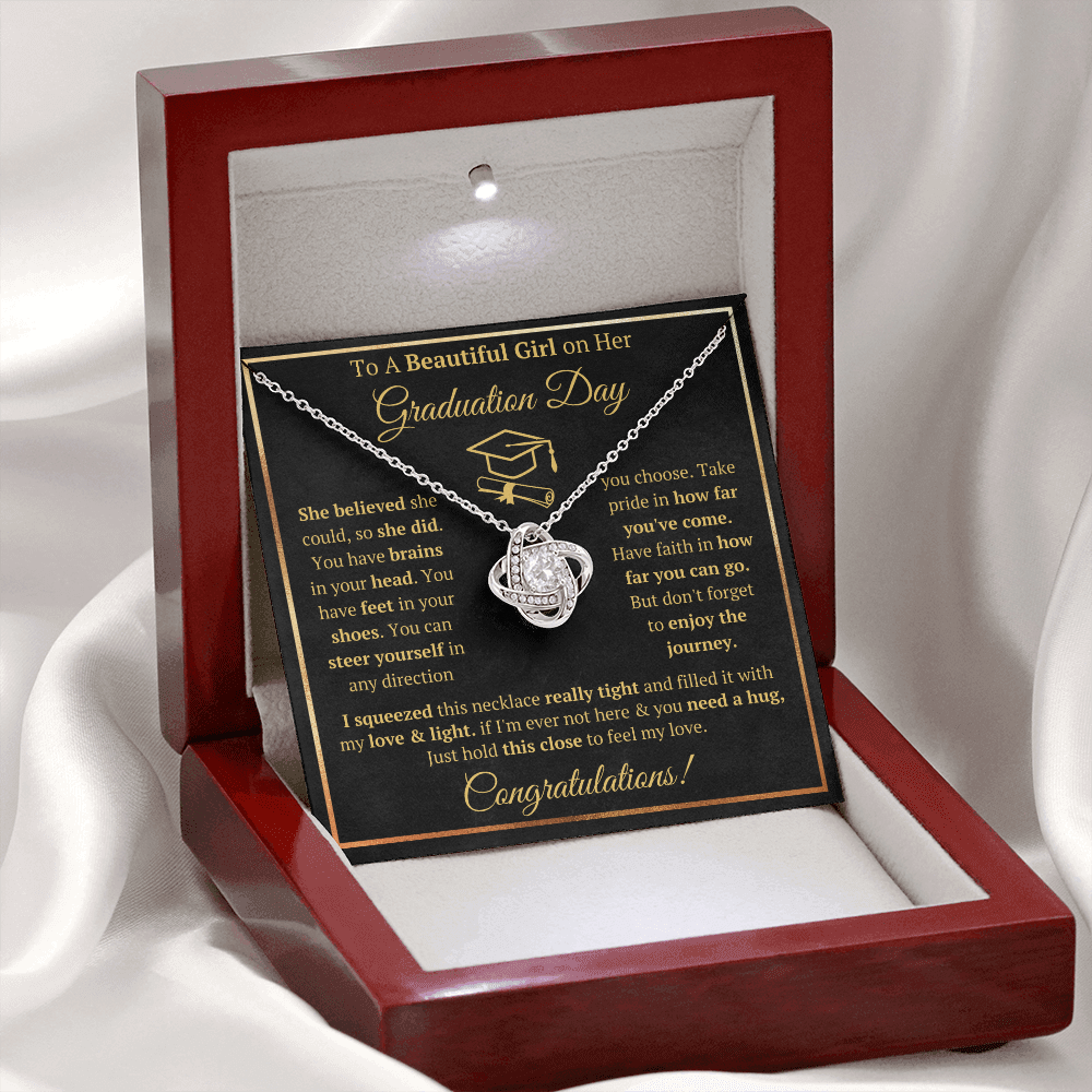 College graduation gifts for her female mba graduation presents for daughter class of 2022 jewelry pendant with message card and gift box - ON CLOUD NINE GIFTS
