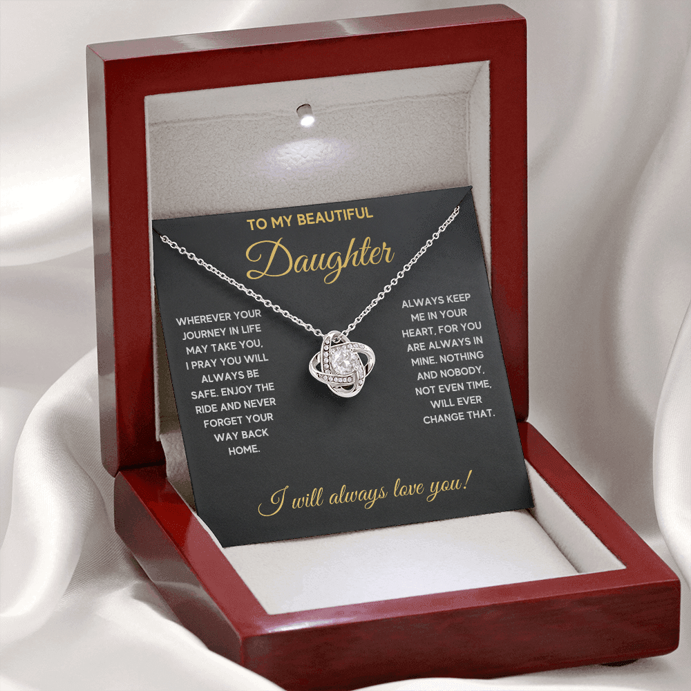 21st birthday gifts for daughter, to my daughter necklace, mother daughter jewelry gold, gift from dad to daughter - ON CLOUD NINE GIFTS