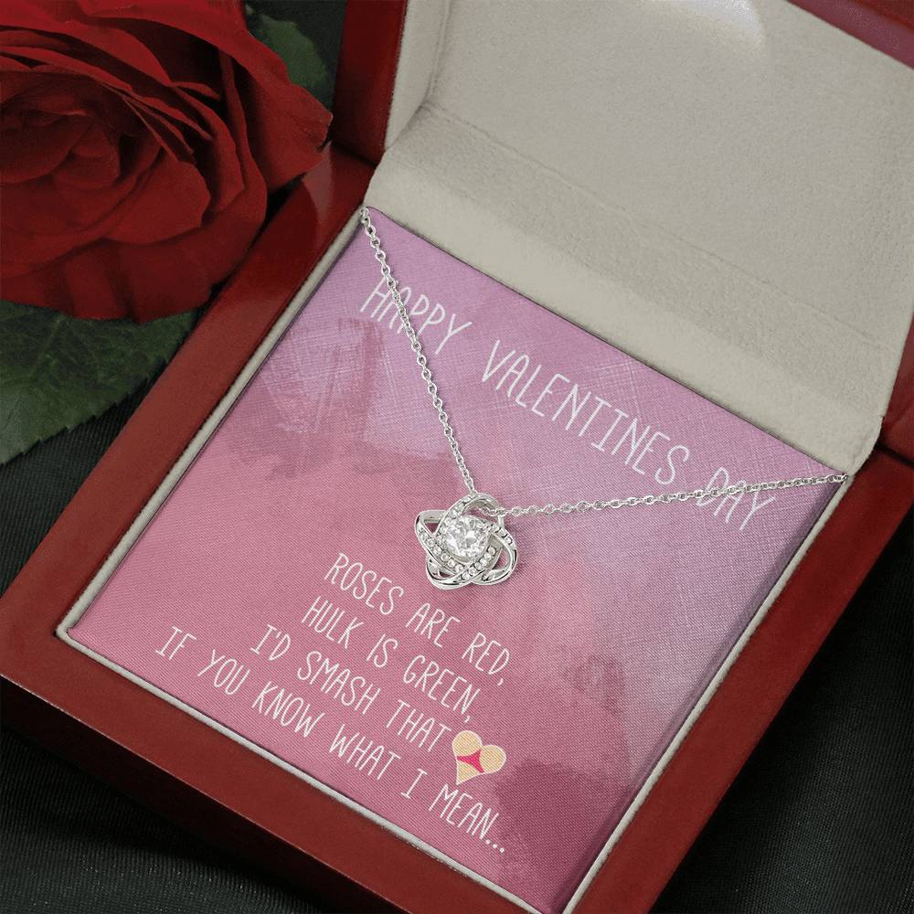 TO MY LOVE "BUTT" LOVE KNOT NECKLACE VALENTINES DAY GIFT SET - ON CLOUD NINE GIFTS