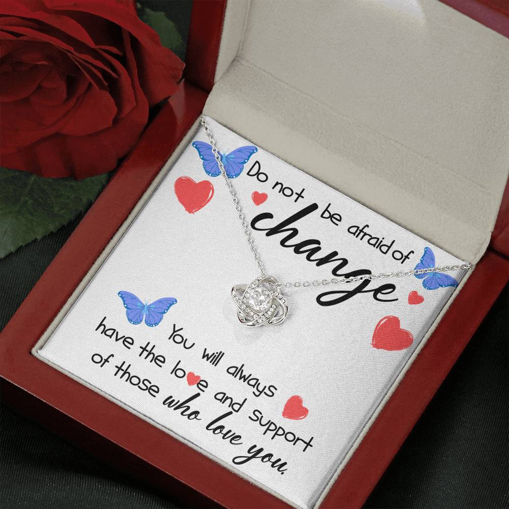 LOVE AND SUPPORT LOVE KNOT NECKLACE GIFT SET - ON CLOUD NINE GIFTS