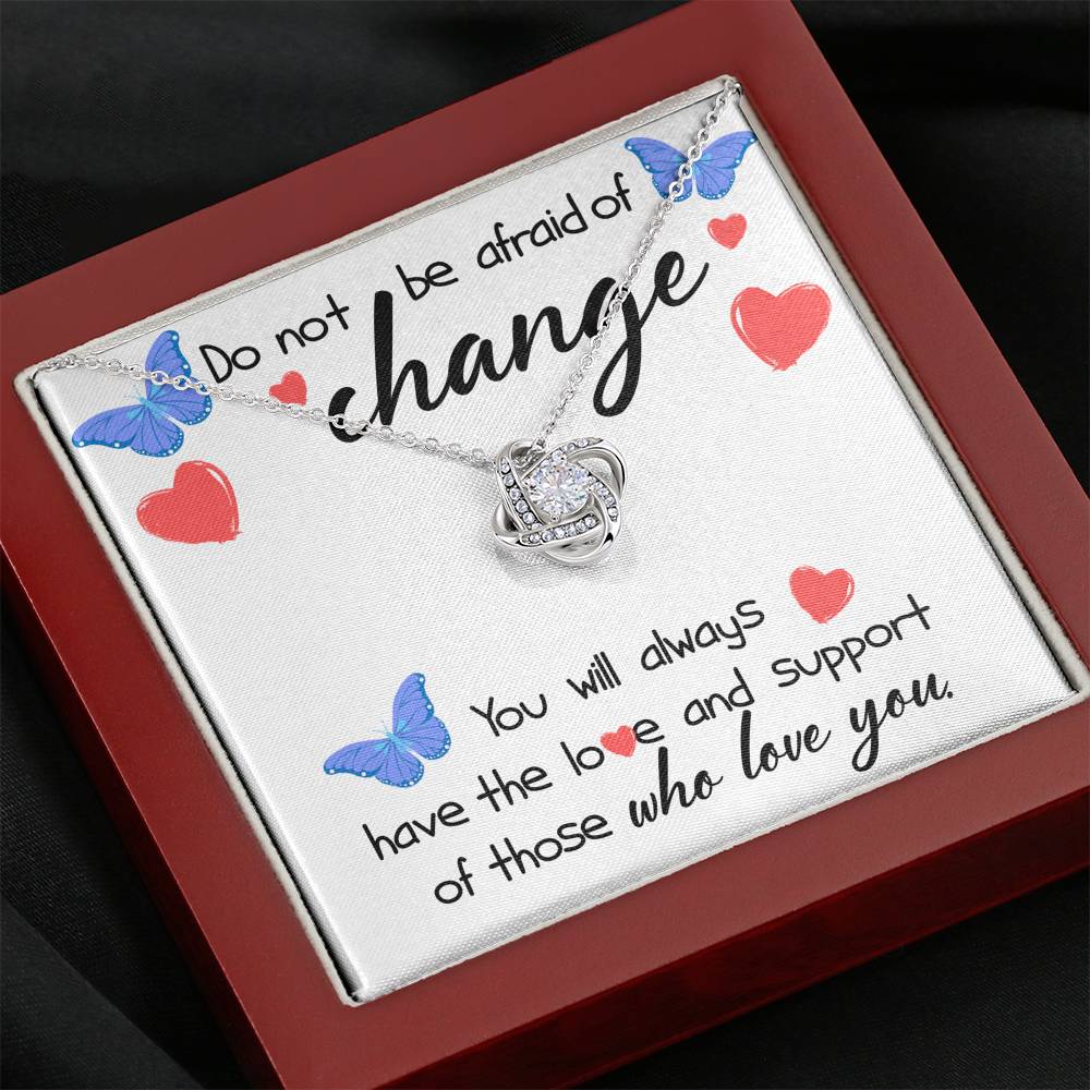 LOVE AND SUPPORT LOVE KNOT NECKLACE GIFT SET - ON CLOUD NINE GIFTS