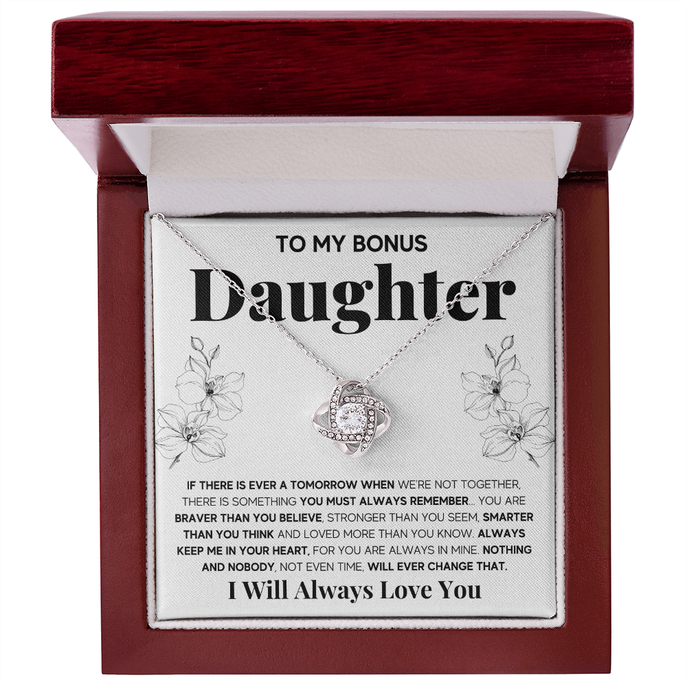 Stepdaughter gifts from stepmom, to my stepdaughter necklace, step daughter gifts from stepdad - ON CLOUD NINE GIFTS