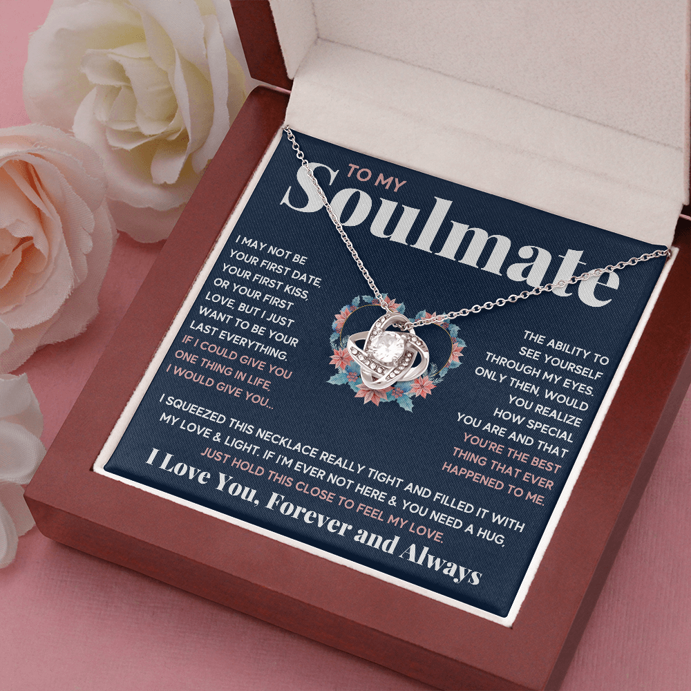 Blue Squeeze Knot Box with Earrings - ON CLOUD NINE GIFTS