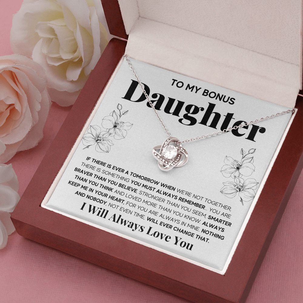 Stepdaughter gifts from stepmom, to my stepdaughter necklace, step daughter gifts from stepdad - ON CLOUD NINE GIFTS