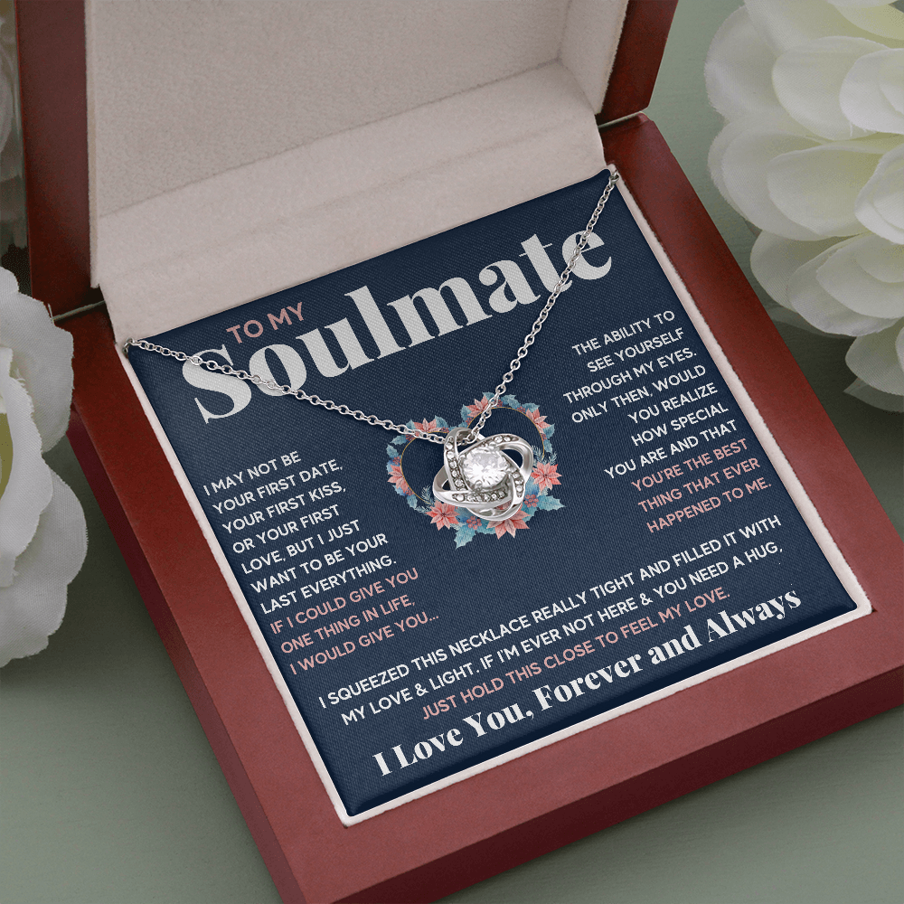 Blue Squeeze Knot Box with Earrings - ON CLOUD NINE GIFTS
