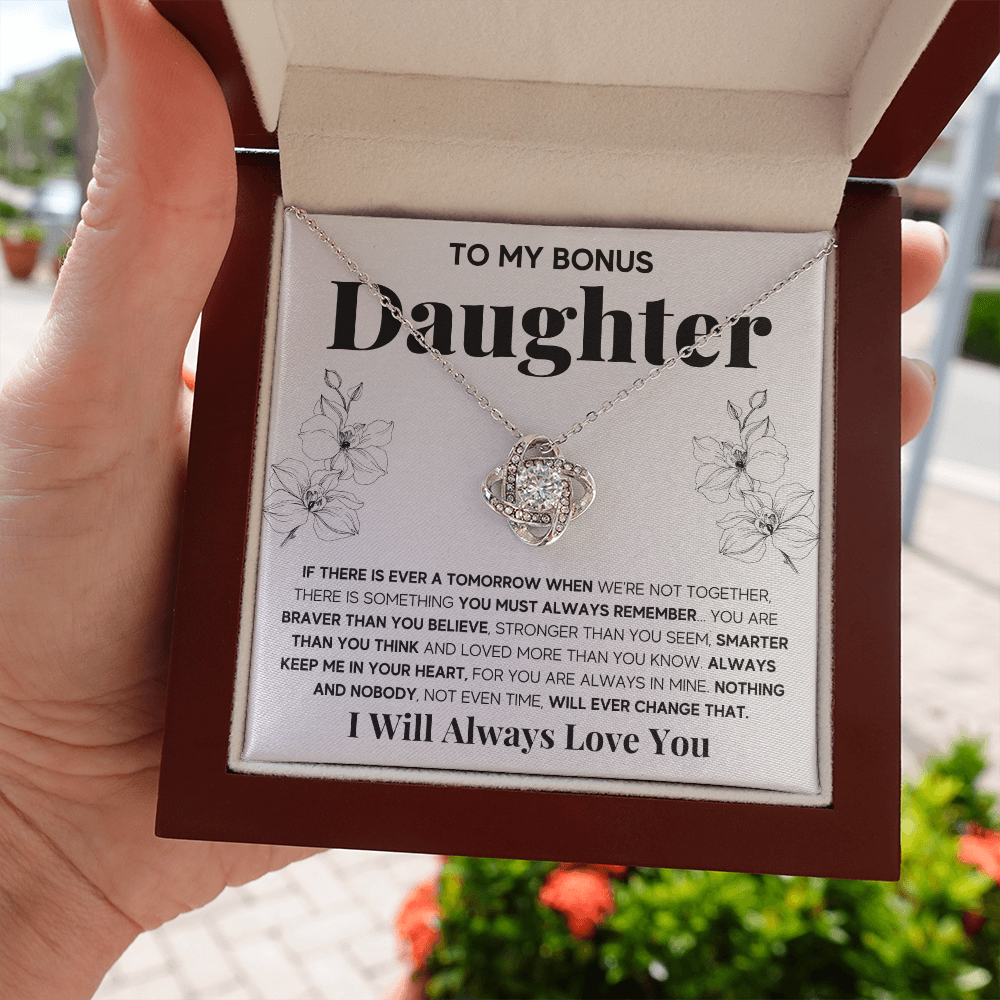 Stepdaughter gifts from stepmom, to my stepdaughter necklace, step daughter gifts from stepdad - ON CLOUD NINE GIFTS