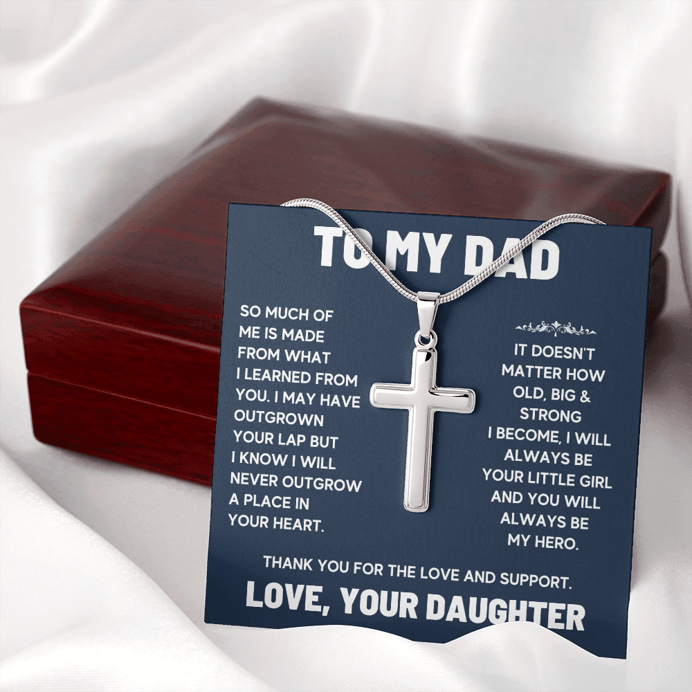 For dad from daughter, gifts for him dad, awesome dad, dad birthday gifts from kids, cheesy gifts for dad, fathers day gifts for dad chain - ON CLOUD NINE GIFTS