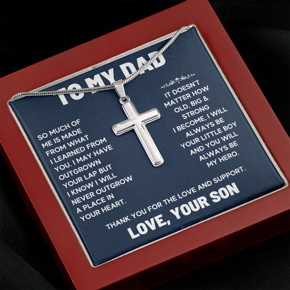 For dad from son gifts for him dad, awesome dad, dad birthday gifts from kids, cheesy gifts for dad, fathers day gifts for dad chain - ON CLOUD NINE GIFTS