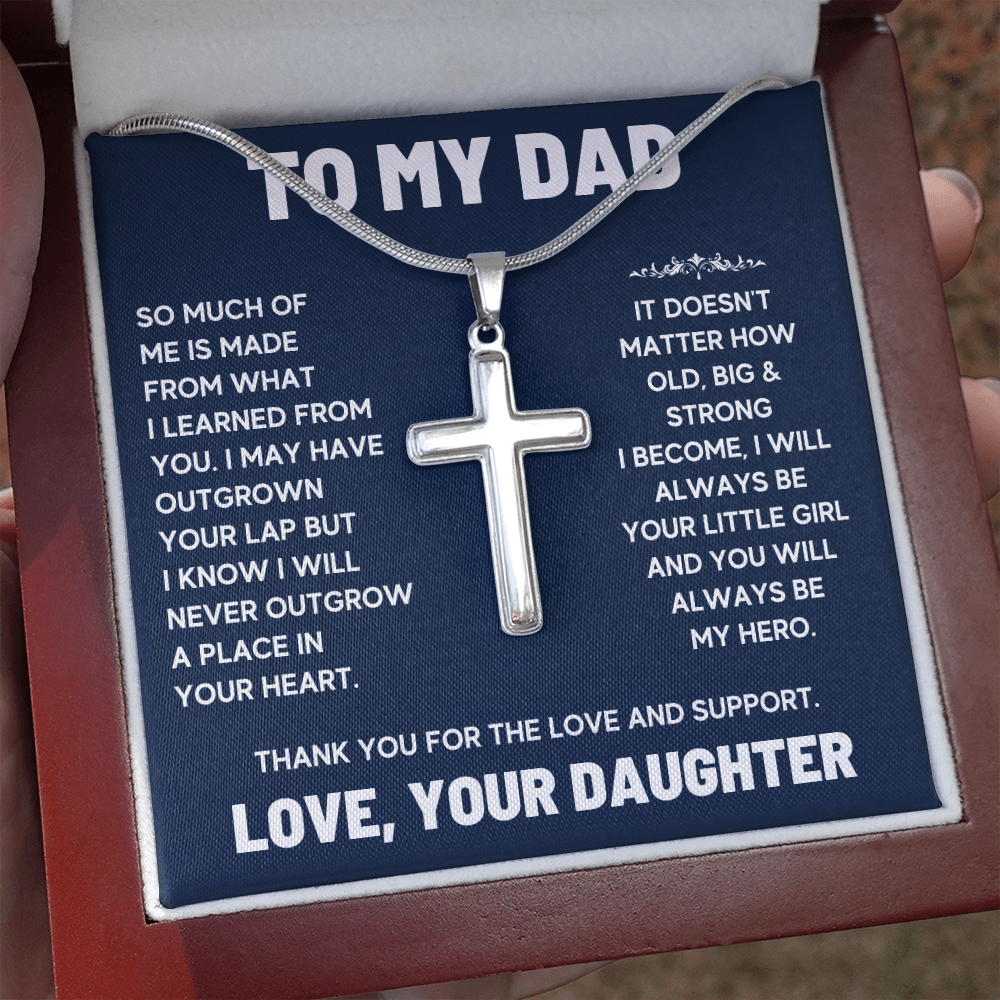 For dad from daughter, gifts for him dad, awesome dad, dad birthday gifts from kids, cheesy gifts for dad, fathers day gifts for dad chain - ON CLOUD NINE GIFTS