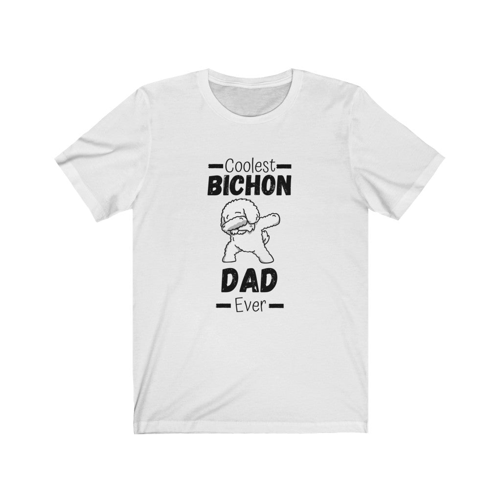 COOLEST BICHON DAD EVER T-SHIRT - ON CLOUD NINE GIFTS