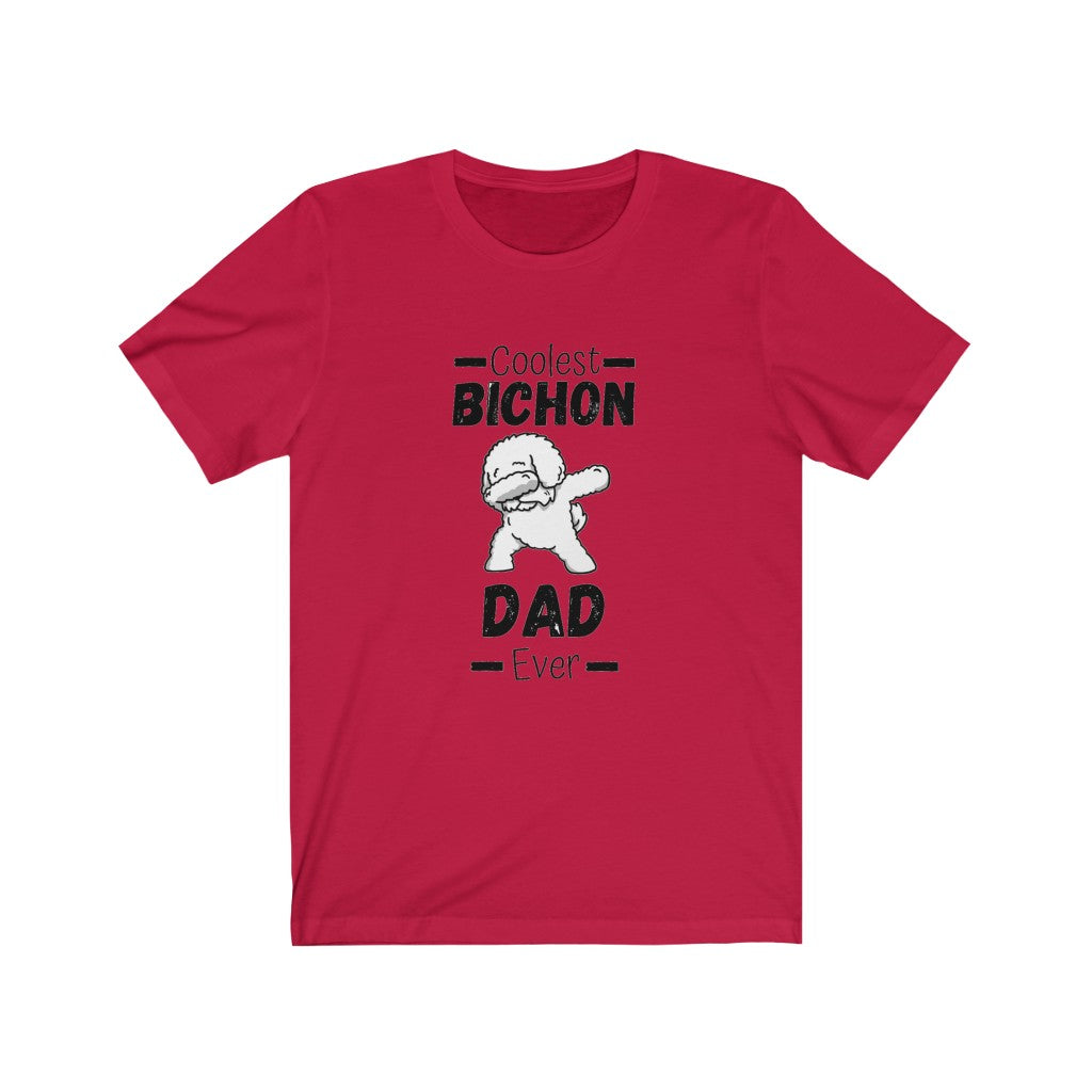 COOLEST BICHON DAD EVER T-SHIRT - ON CLOUD NINE GIFTS