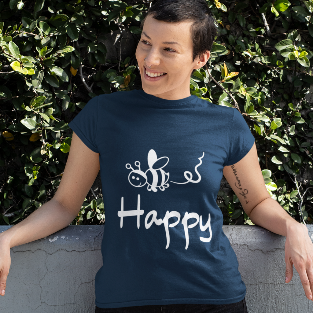 UNISEX BEE HAPPY T-SHIRT - ON CLOUD NINE GIFTS