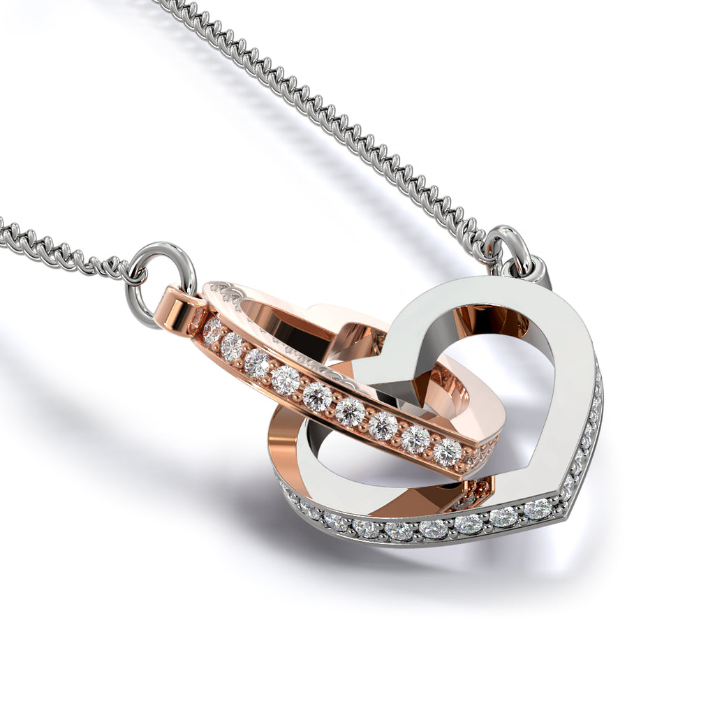 TO MY FUTURE WIFE "YOUR FUTURE" INTERLOCKING HEARTS NECKLACE GIFT SET - ON CLOUD NINE GIFTS