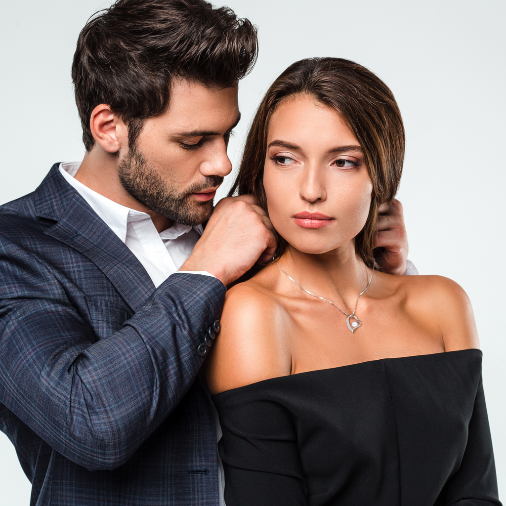 TO MY SOULMATE "THREE SIZES HAPPIER" FOREVER LOVE NECKLACE GIFT SET - ON CLOUD NINE GIFTS