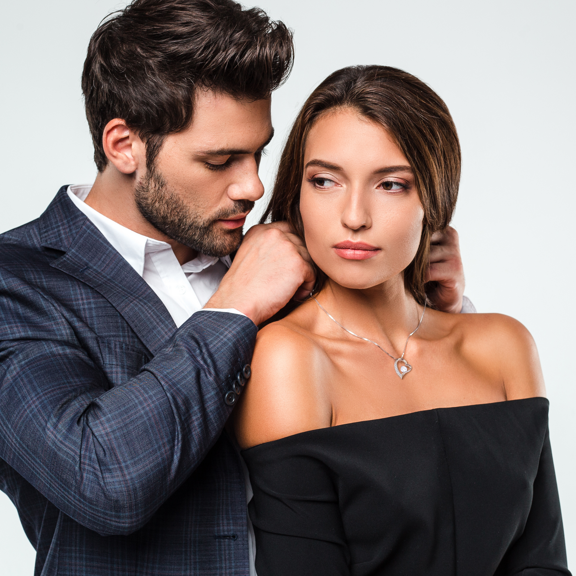 TO MY SOULMATE "THREE SIZES HAPPIER" FOREVER LOVE NECKLACE GIFT SET - ON CLOUD NINE GIFTS