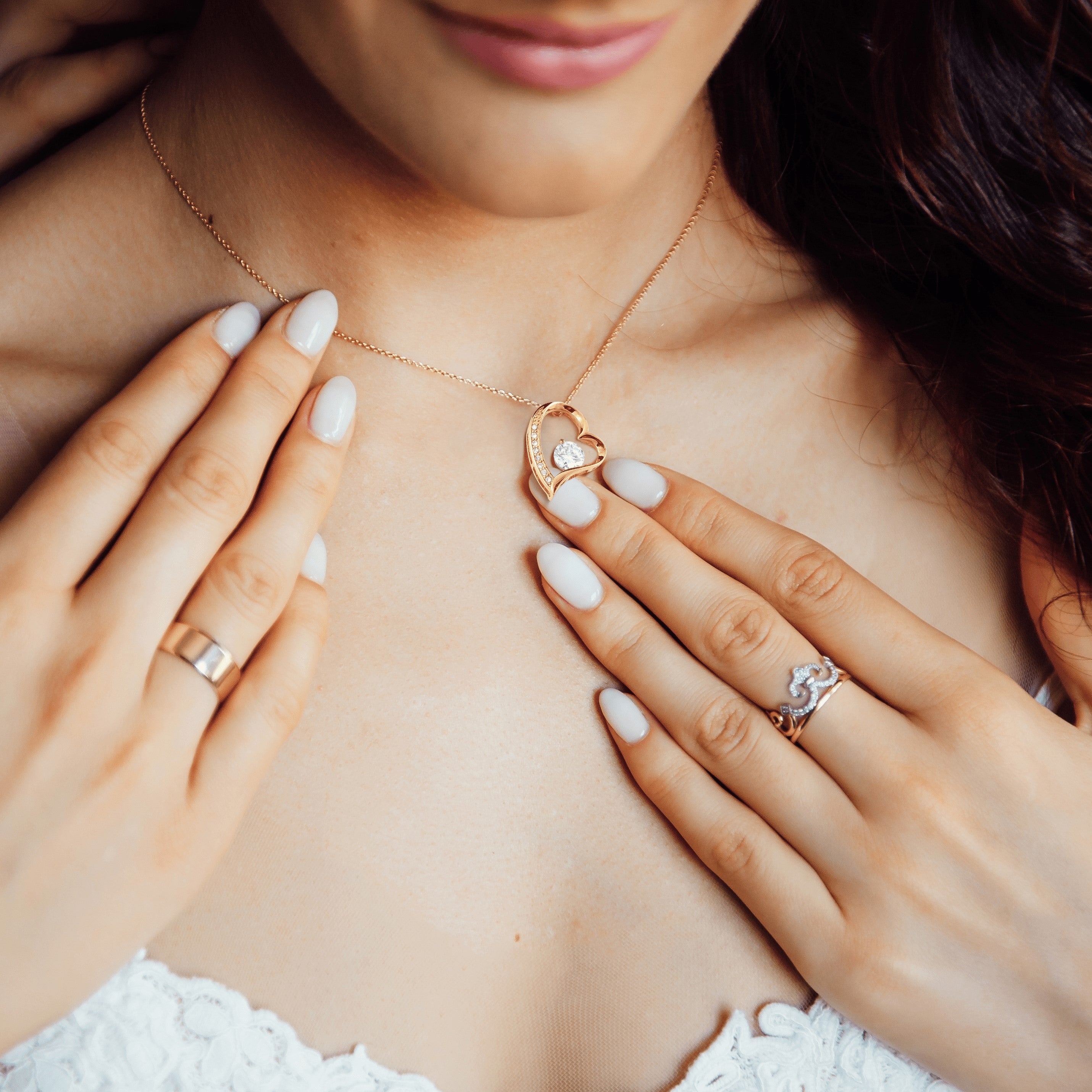 TO MY SOULMATE "THREE SIZES HAPPIER" FOREVER LOVE NECKLACE GIFT SET - ON CLOUD NINE GIFTS